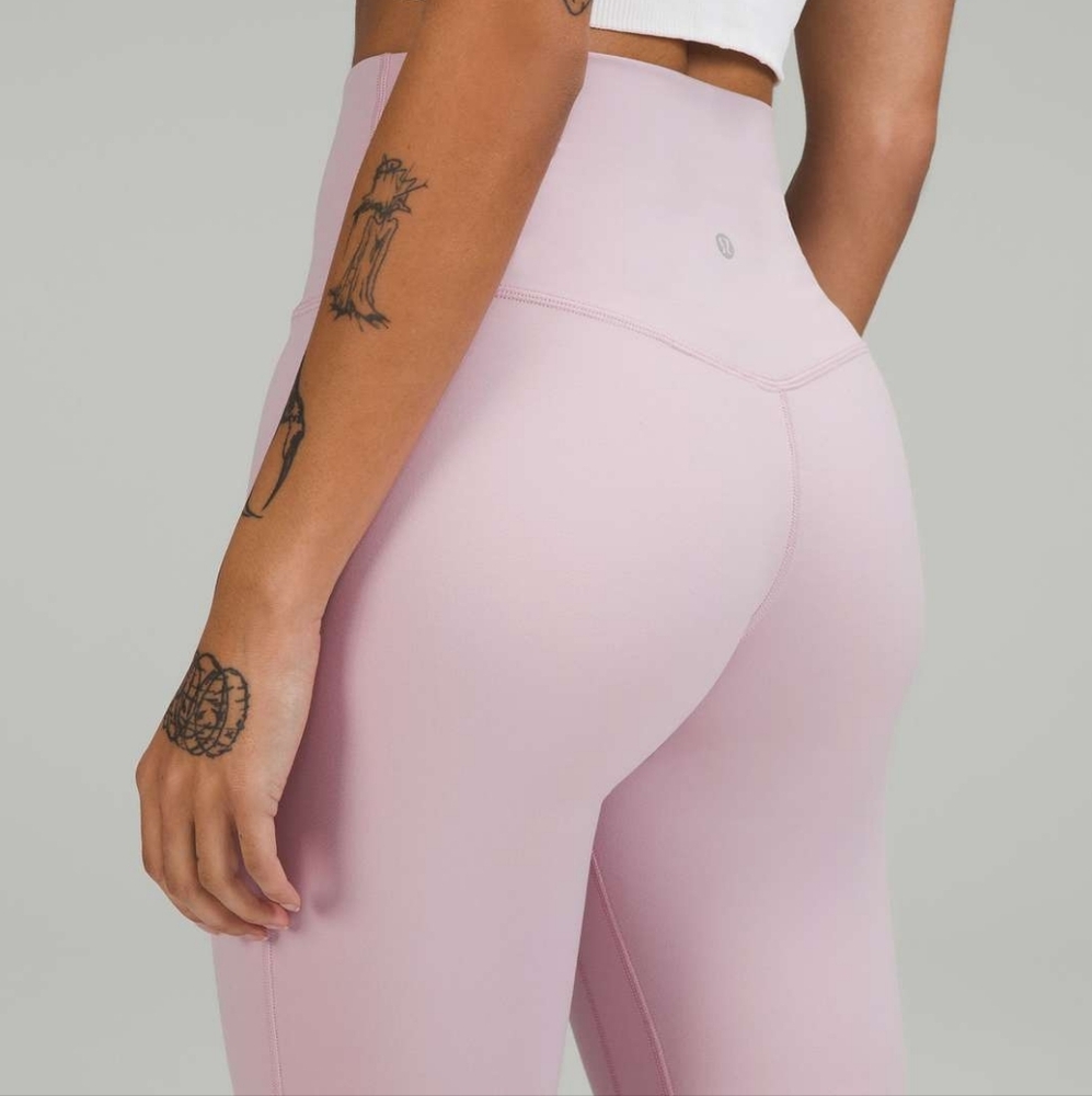 Lululemon Women's Pink High-Waisted Leggings